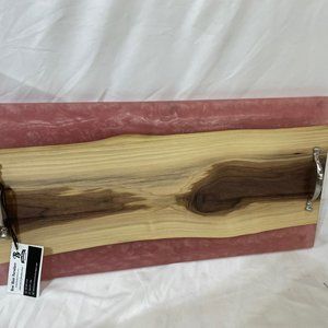 Wood & Epoxy Serving Tray